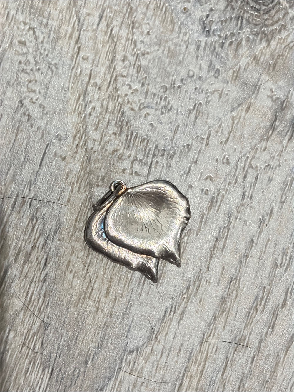 Tiffany & Co. Silver Petal Pendant